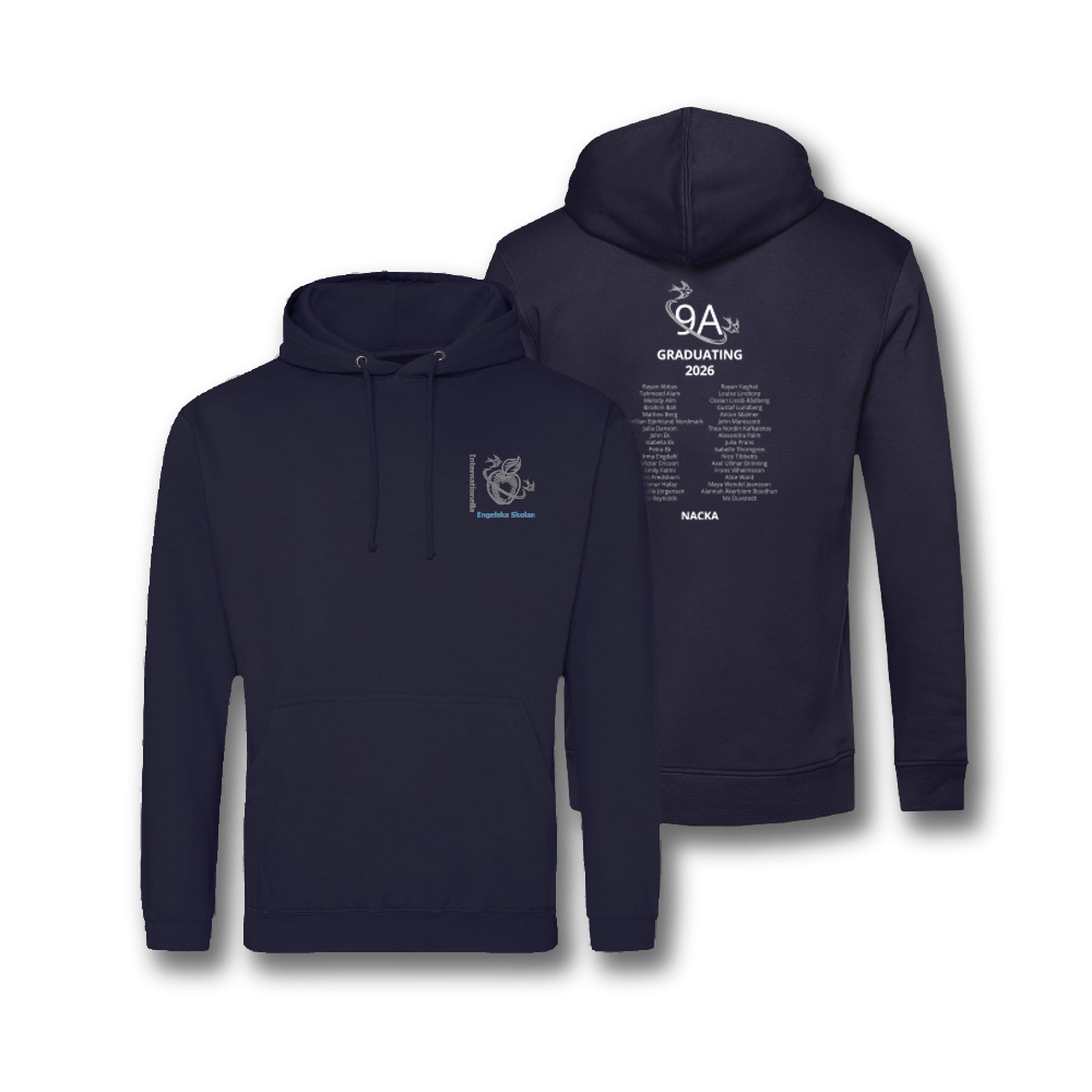 Engelska skolan Klass-Hoodie Navy