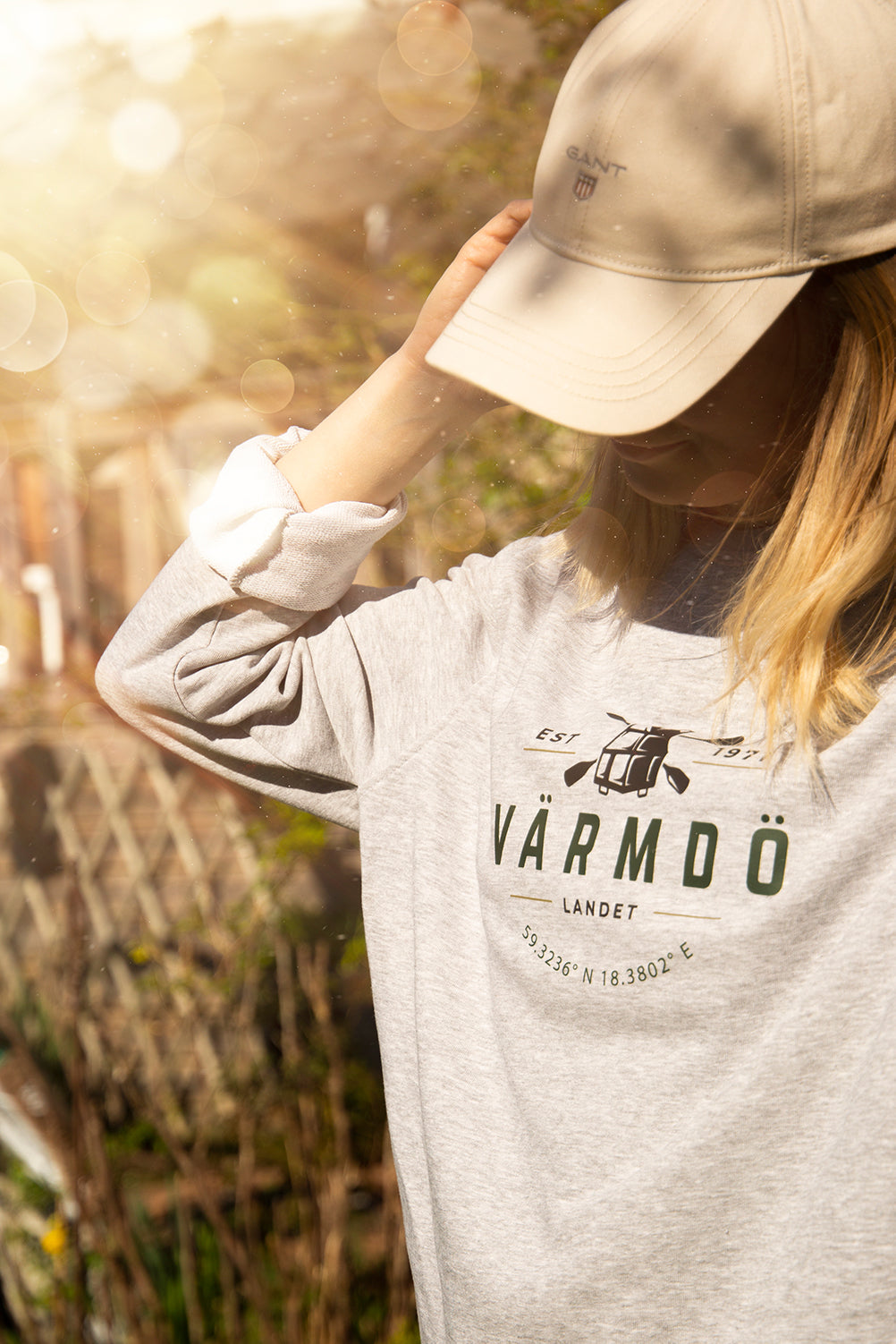 Värmdölandet Sweatshirt Värmdö Grå