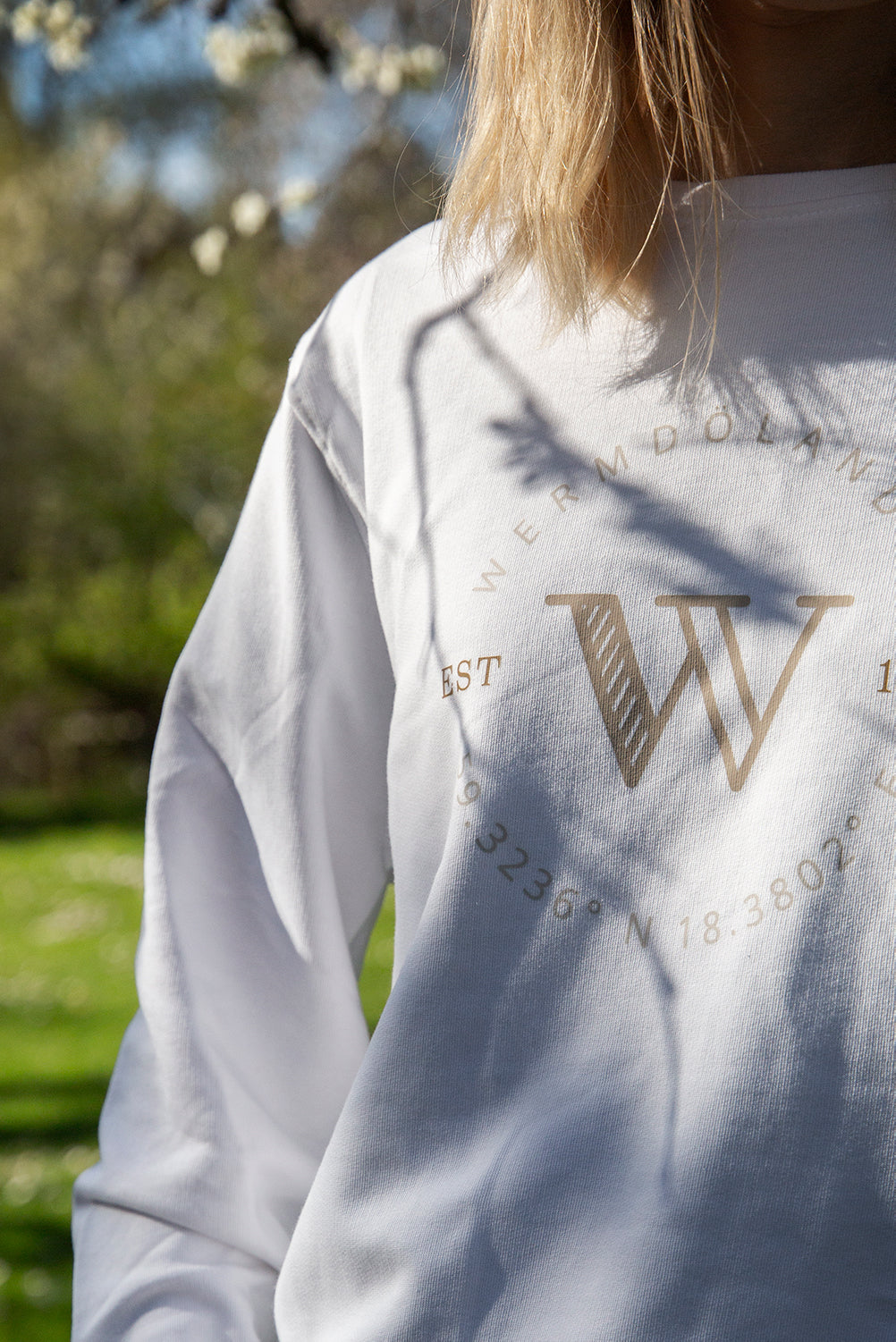 Värmdölandet Sweatshirt Wermdö Vit