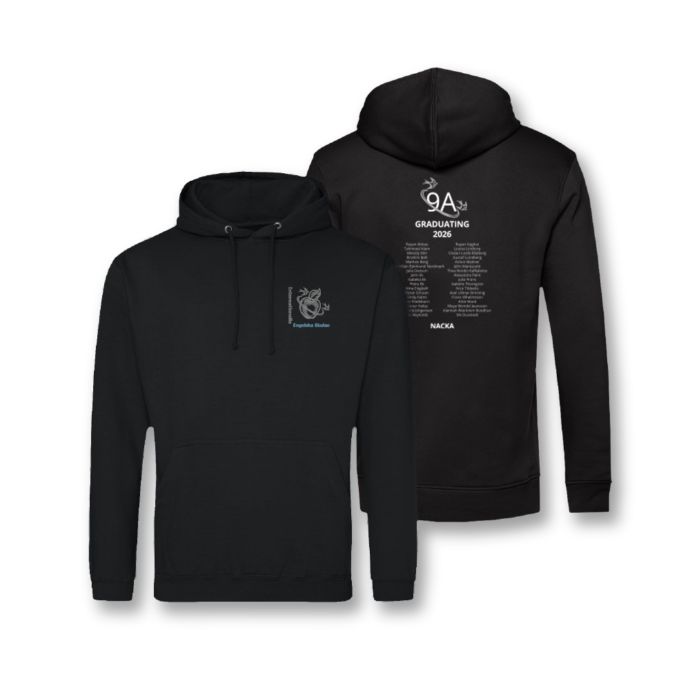 Engelska skolan Klass-Hoodie Svart