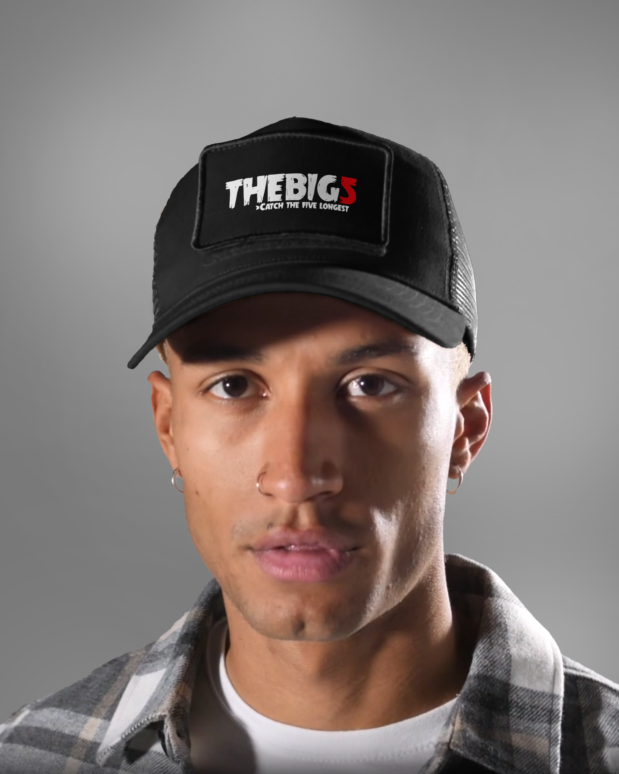 The Big 5 - Removable Patch Snapback Trucker