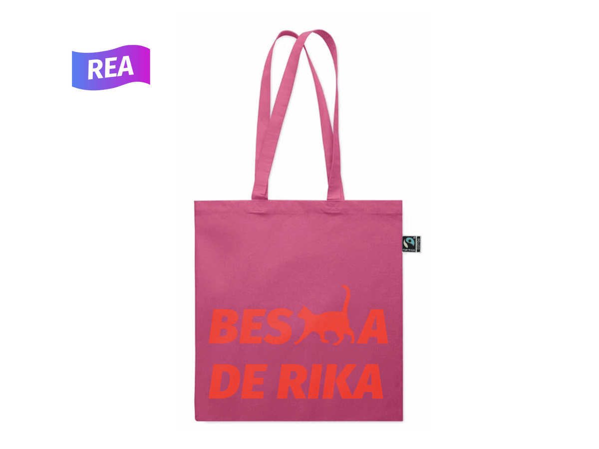 Beskatta de rika Tygkasse Rosa